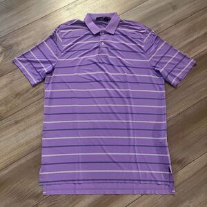 RLX Ralph‎ Lauren Golf Polo Shirt Mens Medium Purple Bin C-210
